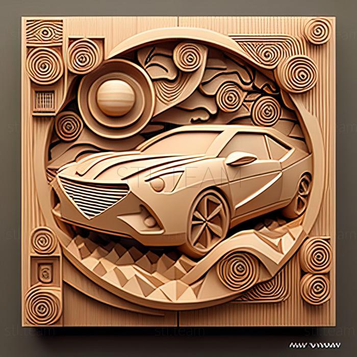 3D model Mazda Verisa (STL)